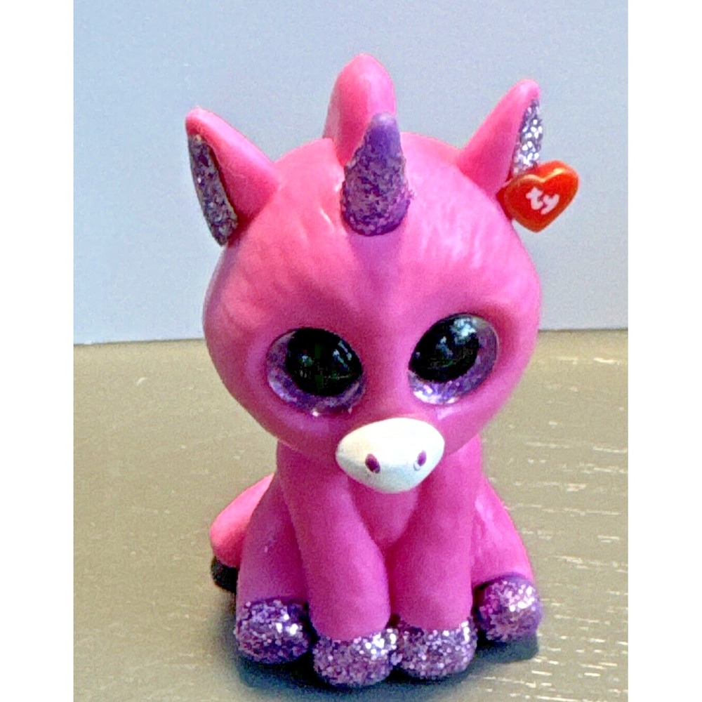 TY Beanie Boos Mini Boo Figures Series 3 -BUBBLEGUM the Pink 2 1/2" Unicorn